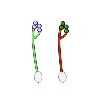 Ichendorf Milano Lepels - Set van 2 - Fruits & Flowers - Druiven
