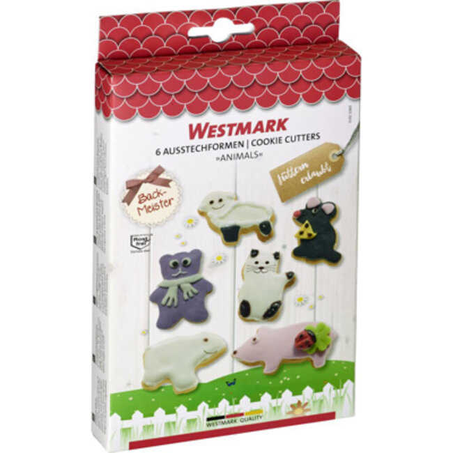 Westmark Koekjesvormen Dieren Set 6 Stuks