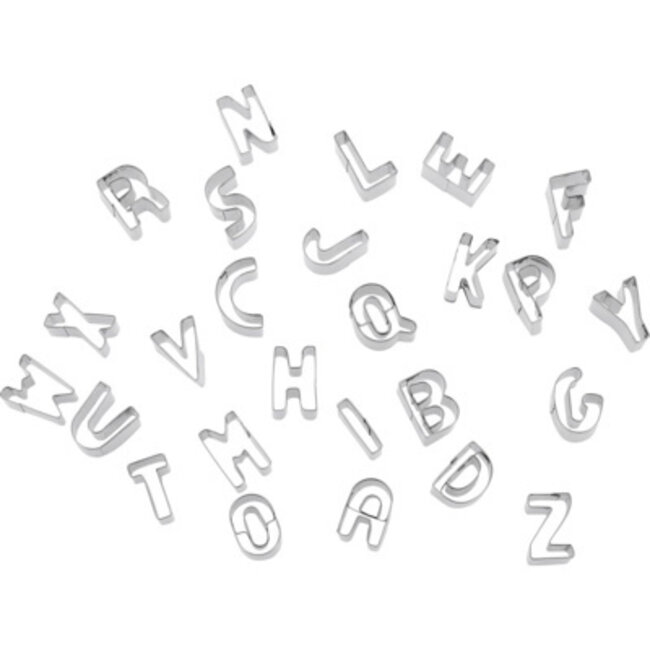Westmark Koekjesvormen Letters A - Z 2.5 cm