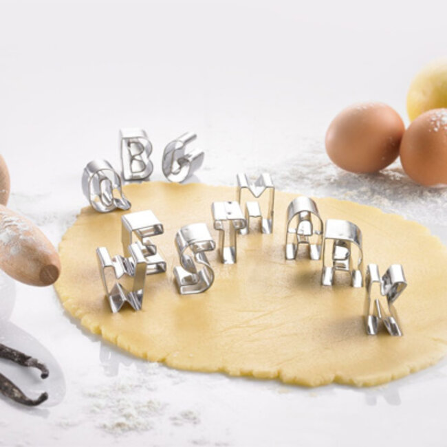 Westmark Koekjesvormen Letters A - Z 2.5 cm