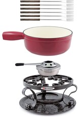 Swissmar Fondueset Lugano Rood 9-delig