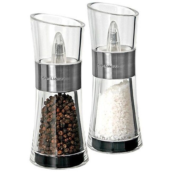 Cole & Mason Peper en zoutmolen Flip acryl 180mm