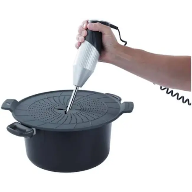 Scanpan Universeel Spatdeksel Siliconen – Spatscherm voor Pannen - Staafmixer & Handmixer Geschikt -  Ø 24 t/m 32 cm