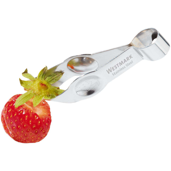 Westmark Aardbeiontkroner Zupfi RVS