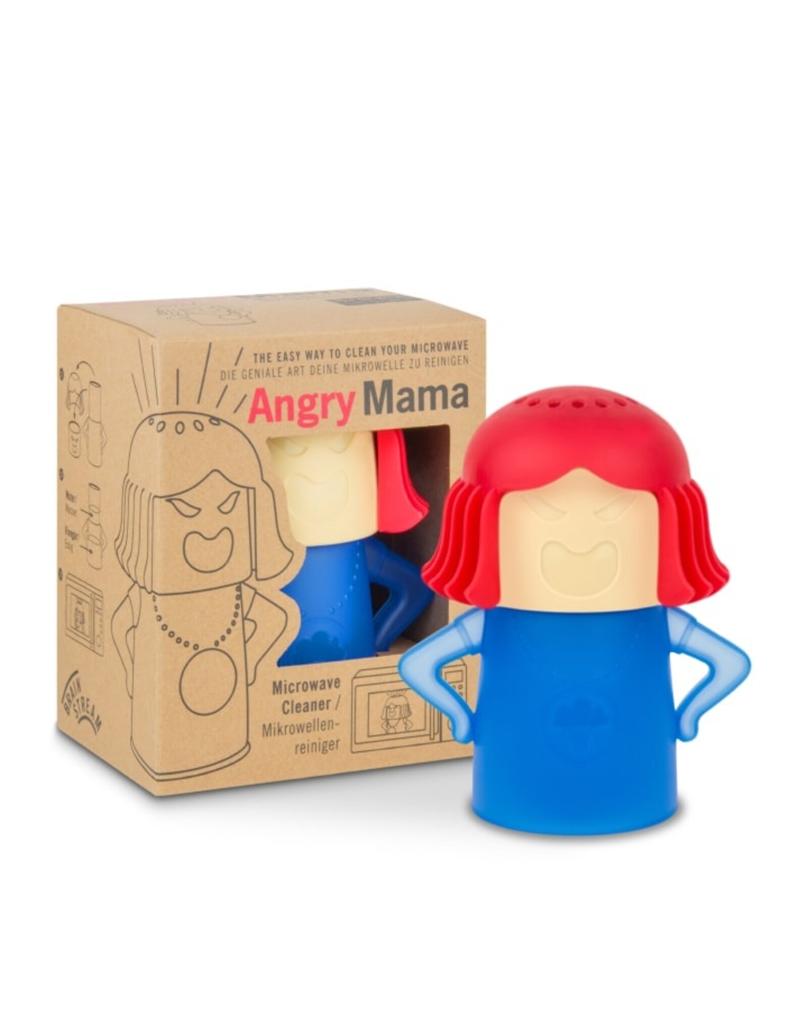 Brainstream Magnetronreiniger Angry Mama Rood/Blauw