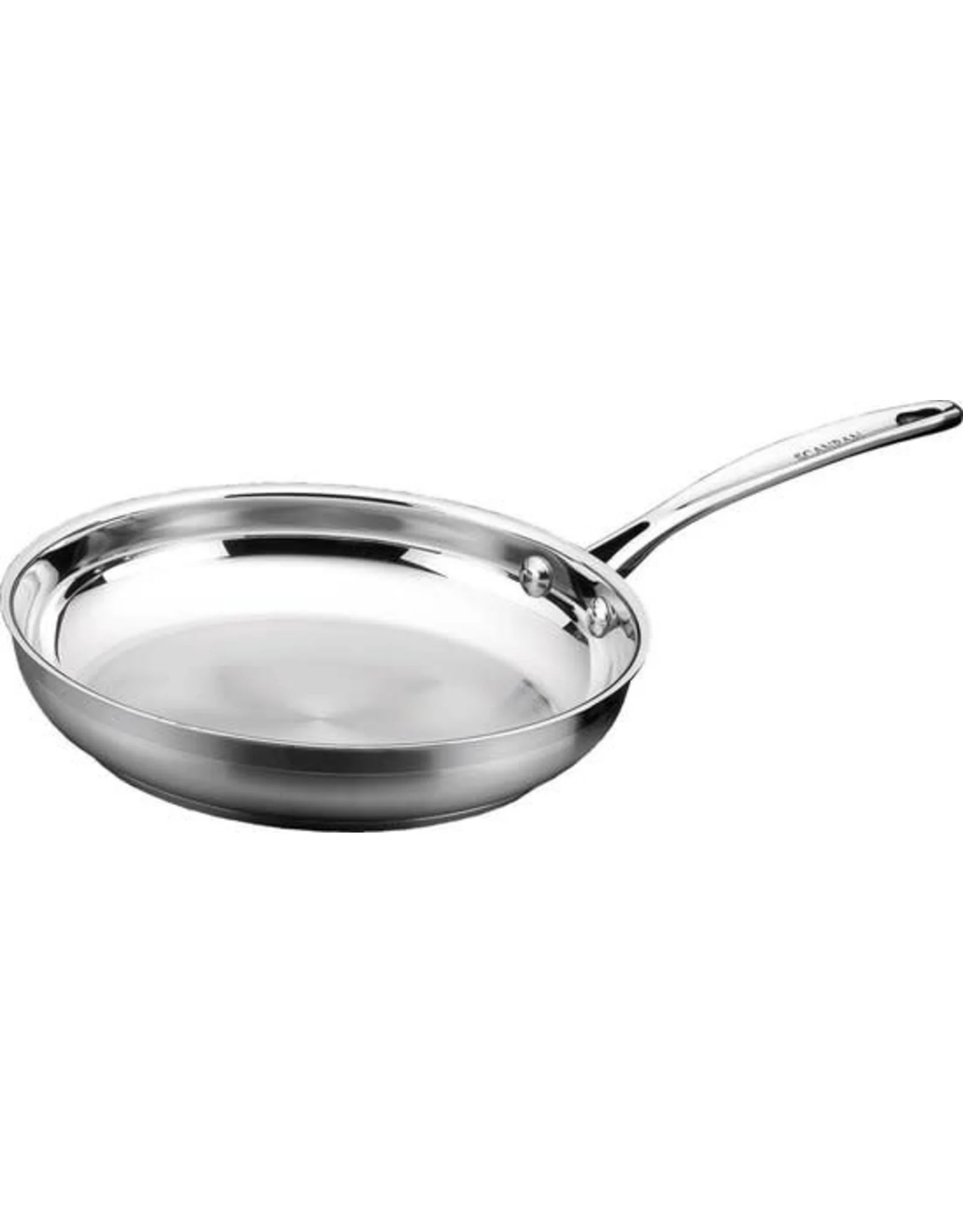 ROSMARINO Professionele braadpan 24 cm, pan met uitstekende warmteverdeling en warmtevermogen, geschikt voor inductie, geraffineerde eenvoud en tijdloze elegantie, gecoat pan voor alle kookplaten