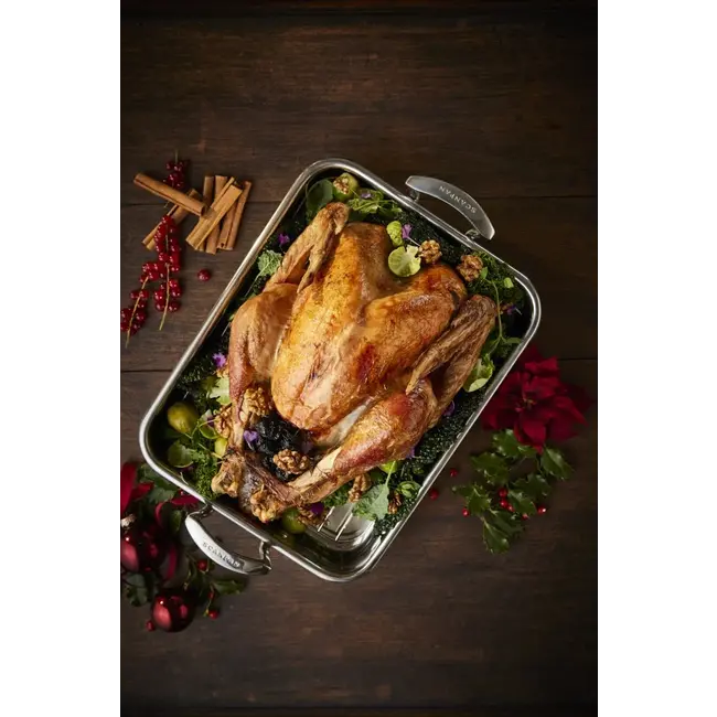 Scanpan Braadslede Impact met rooster - 4.5L - 42x26 cm