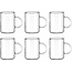 Leonardo Theeglas Novo 360ml 6 stuks