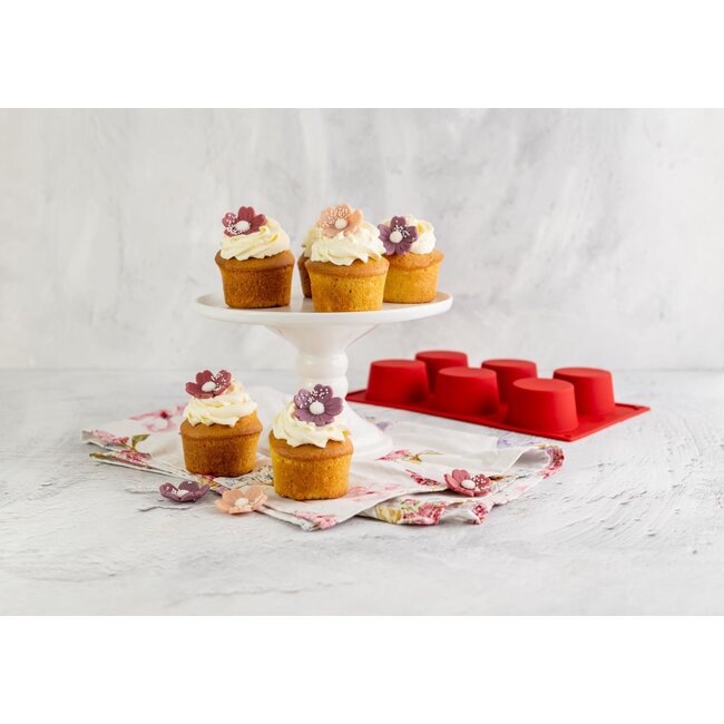 Dr. Oetker Muffinvorm Siliconen Flexxibel 6 vaks