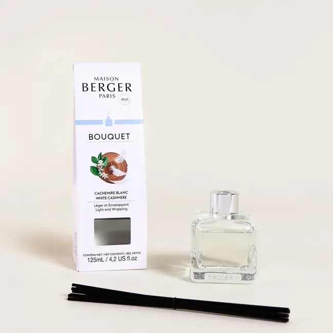 Maison Berger Parfumverspreider Geurstokjes Cachemire Blanc - White Cashmere