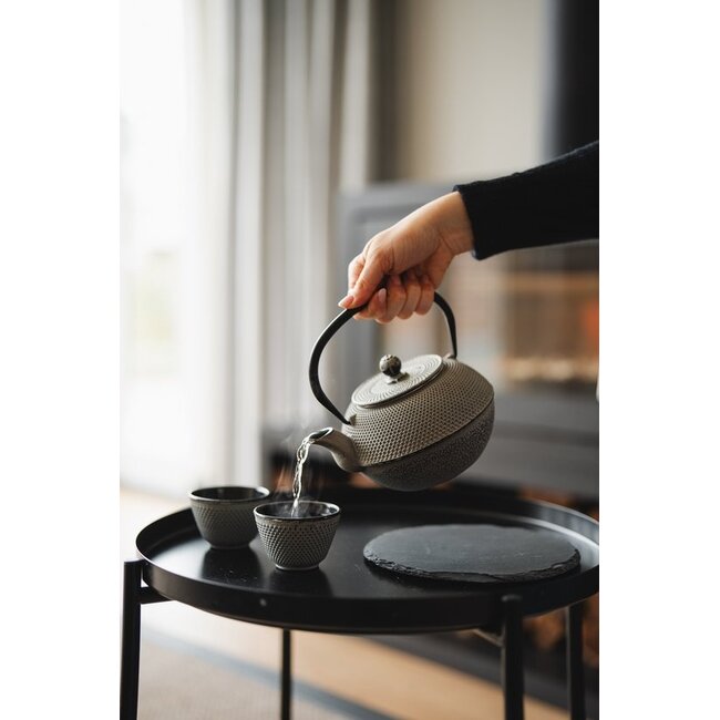 Bredemeijer Kopjes Gietijzer Betongrijs  Jang - Set van 2 Stuks