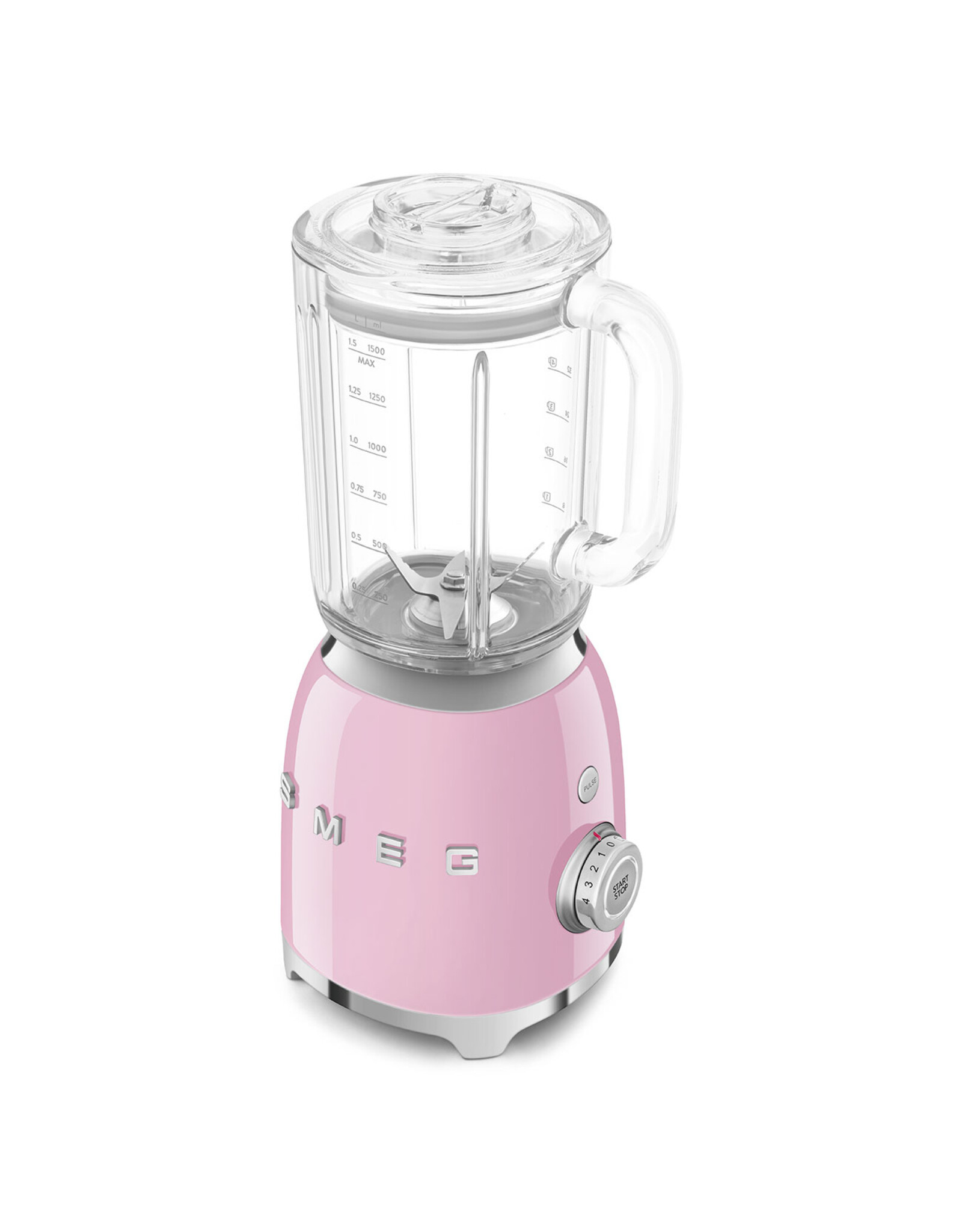 Smeg Blender Roze BLF03PKEU 800watt 1.5L - Jaren '50 stijl