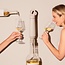 Vacu Vin Set van Wijnpomp met Dop - Wine Saver Loop Sand