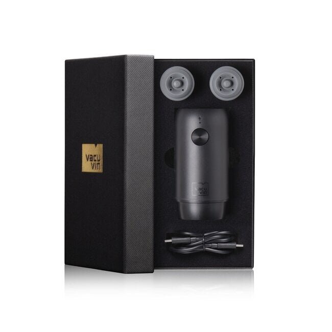 Vacu Vin Elektrische Wijnpomp Inclusief 2 Stoppen