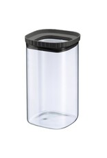 Westmark Glazen Pot - Siliconen Deksel - Stapelbaar - 1500 ml