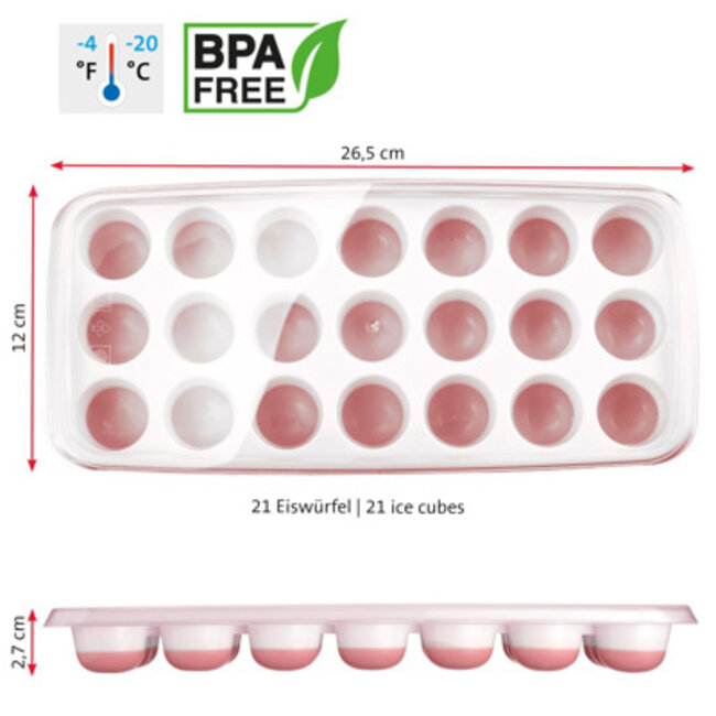 Westmark IJsblokjesmaker  2 x 21 ijsblokjes
