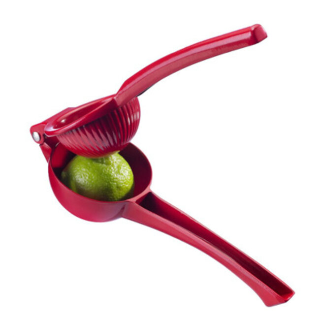 Westmark Citruspers Juicy – Handmatige Citruspers van Hoogwaardige Kwaliteit voor Sinaasappels, Citroenen en Limoenen – Stevige Pers met Ergonomisch Handvat