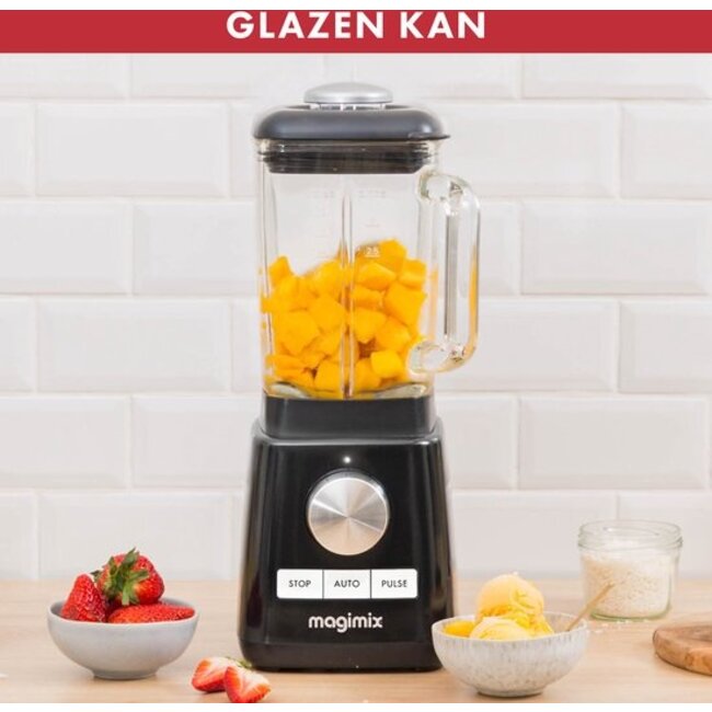 Magimix Blender Power 4 Zwart Krachtige 1300W motor 1.8 Liter