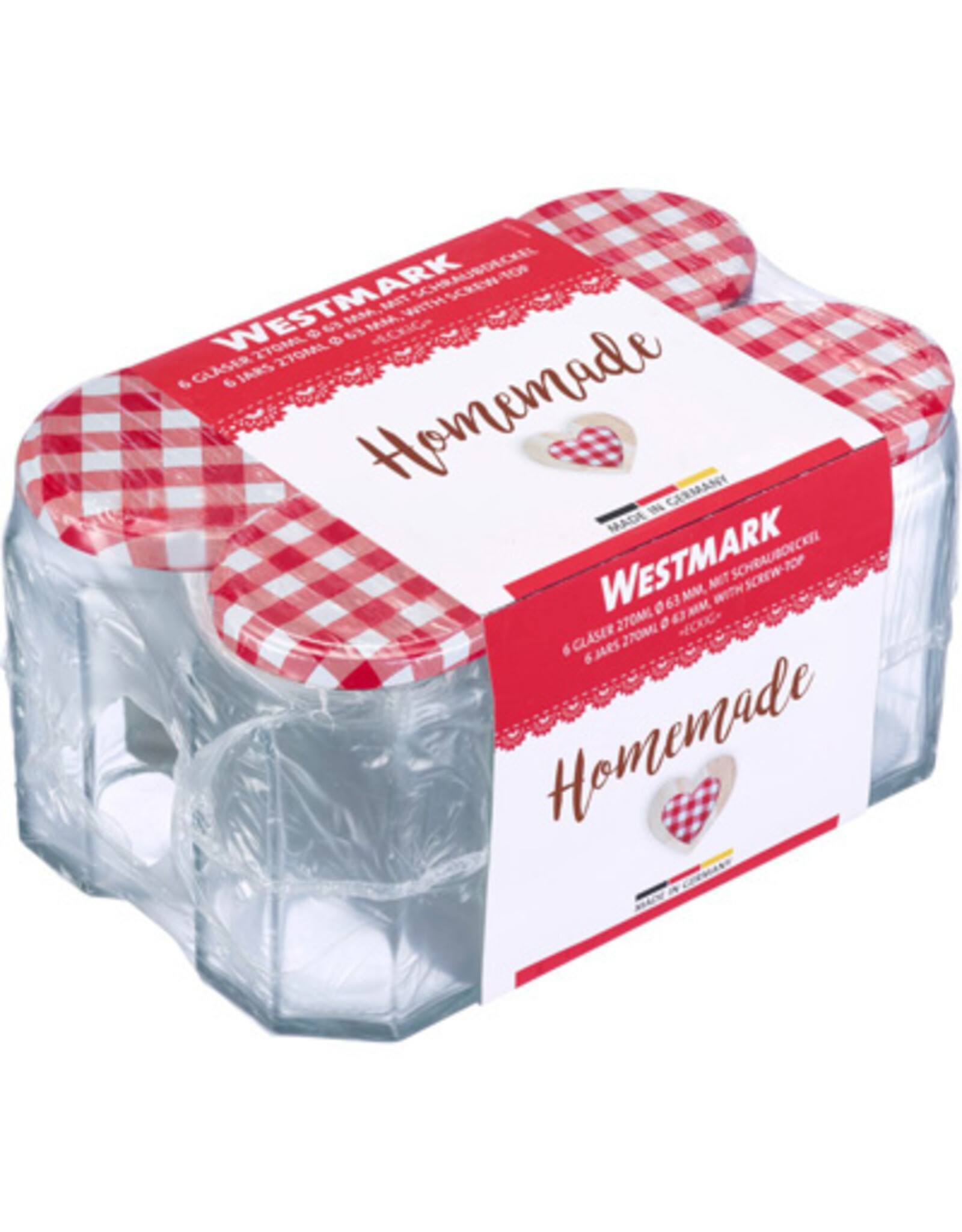 Westmark Jampot 270 ml - Set van 6 stuks