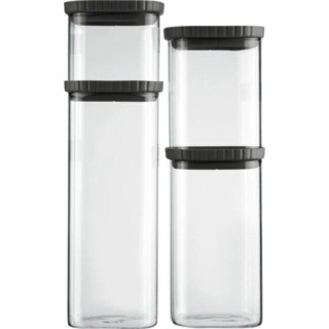 Westmark Glazen pot met siliconen deksel 655ml