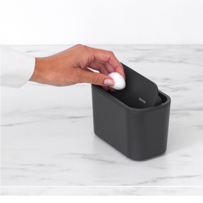 Brabantia Afvalbakje Badkamer MindSet - Donker Grijs