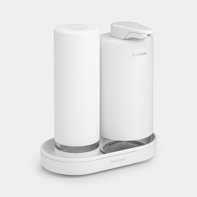 Brabantia SinkStyle Zeepdispenser Set 2x 200 ml Mineral Fresh Wit