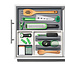 OXO Ladeorganizer verstelbaar met verdelers Good Grips