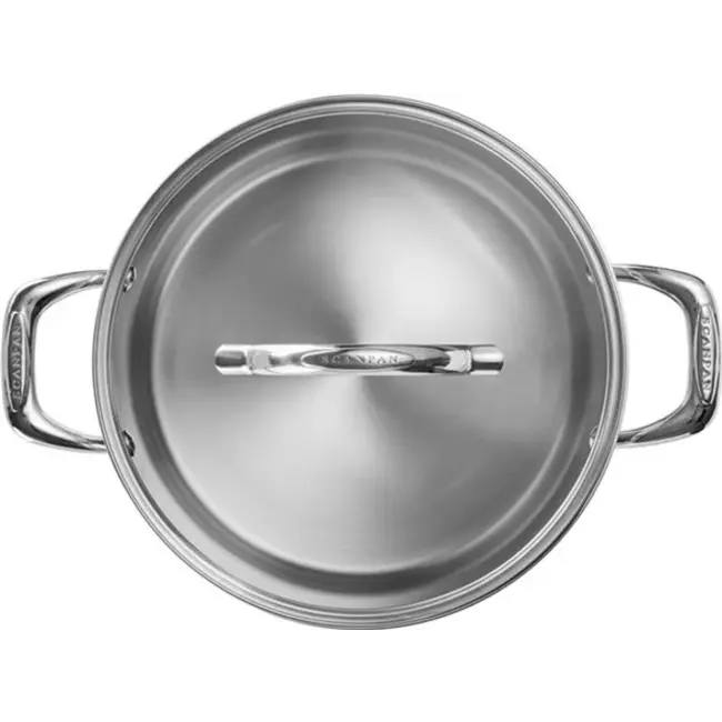 Scanpan Kookpan STS 20cm met geïntegreerd afgiethulp in deksel