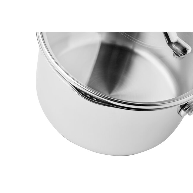 Scanpan Kookpan STS 20cm met geïntegreerd afgiethulp in deksel