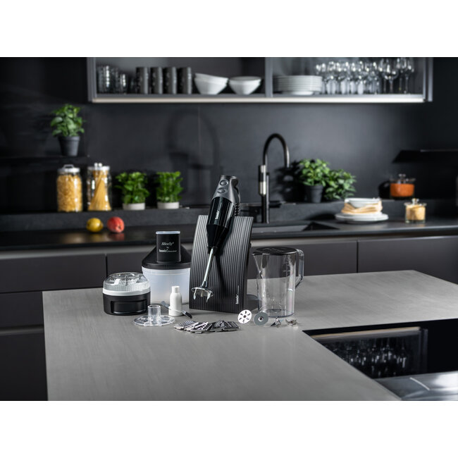 Bamix Staafmixer Superbox M250 Zwart en een veelzijdige set aan accessoires