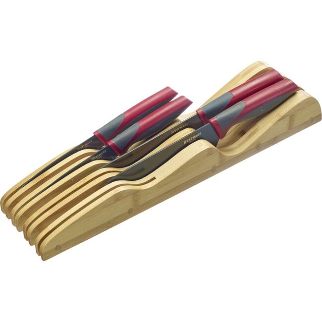 Westmark Messenrek Bamboe - voor 7 messen