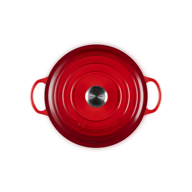 Le Creuset Braadpan Marmite Signature Kersenrood 26cm 4.1L