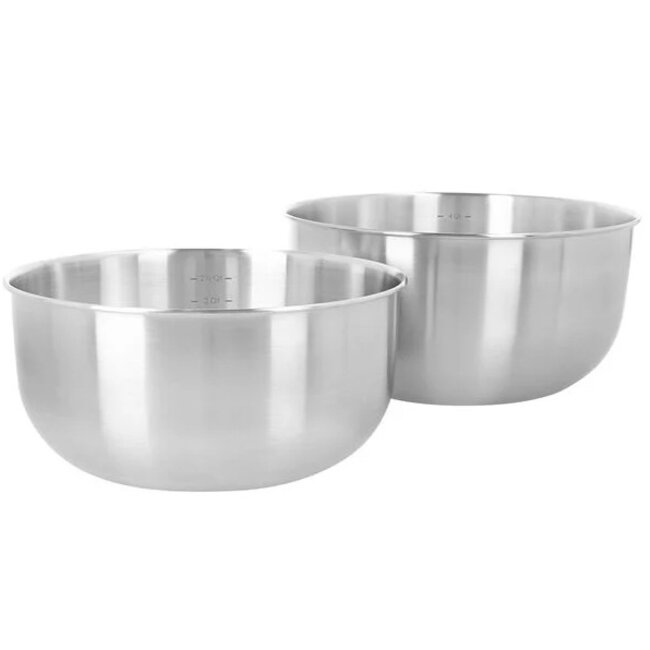 Demeyere Mengkommen RVS Specialties 3 - Set van 2 stuks  2.5 en 4 liter