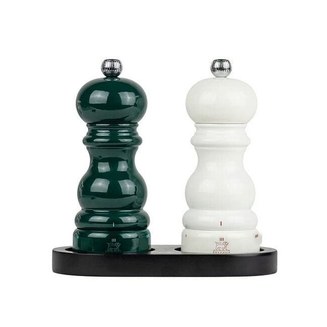 Peugeot Peper- en Zoutmolen Paris U-Select Duo met bamboo onderzetter15cm
