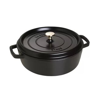 Staub Braadpan Laag Zwart 28cm