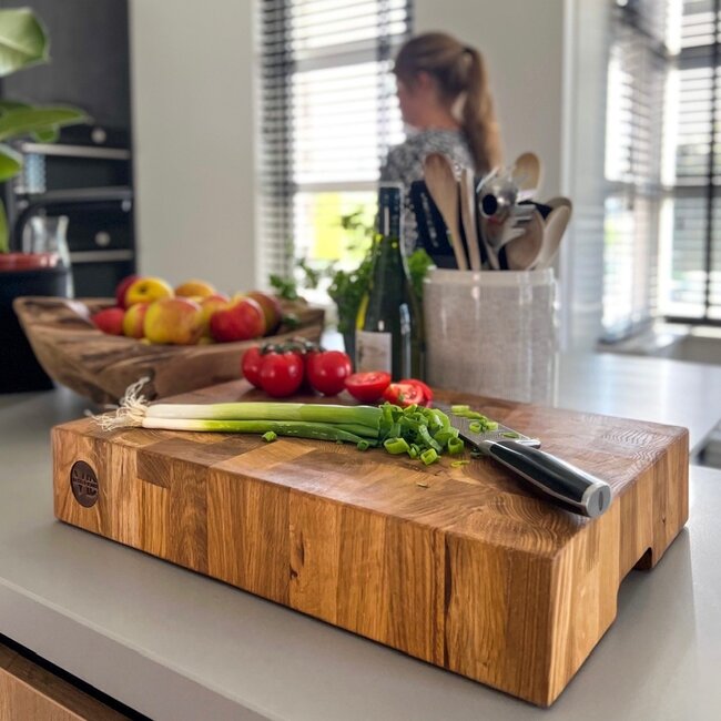 Blocks & Boards Hakblok Eikenhout VD8 42 x 28 cm met handgreep