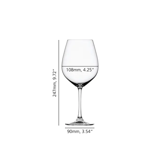 Spiegelau Bourgogneglas Salute 810 ml 4-stuks