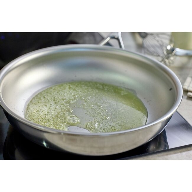Demeyere Silverline 7 Koekenpan 24cm - met NanoTouch-technologie & TriplInduc