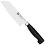 Zwilling Four Star Santokumes 160 mm – Gesmeed Japans Koksmes met FRIODUR® IJsgehard Lemmet