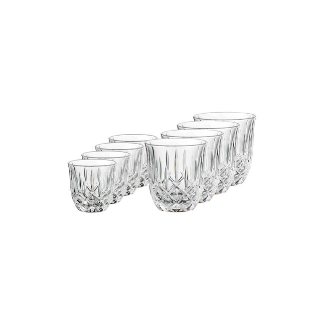 Nachtmann Noblesse Koffieglazen 4x Espresso 4x Cappuccino