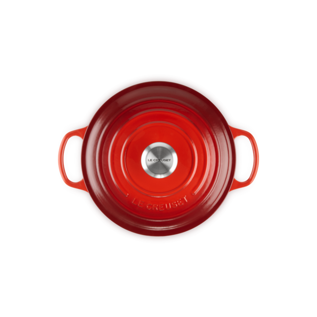 Le Creuset Braadpan gietijzer Signature Kersenrood 4.2L / 24cm