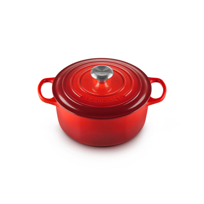 Le Creuset Braadpan gietijzer Signature Kersenrood 4.2L / 24cm