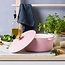 BK Bourgogne Gietijzeren Braadpan – 24 cm – 4.2 liter - Blush Pink (Geëmailleerd) - Ovenbestendig tot 230°C