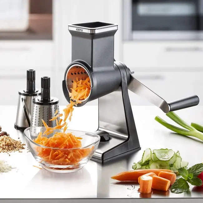 Gefu Trommelrasp Transforma met 3 trommels