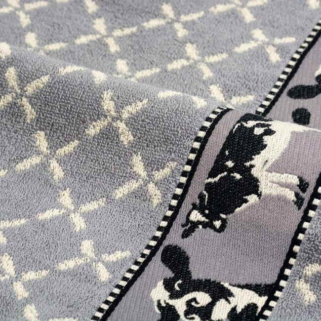 Bunzlau Castle Keukendoek Koe Grijs