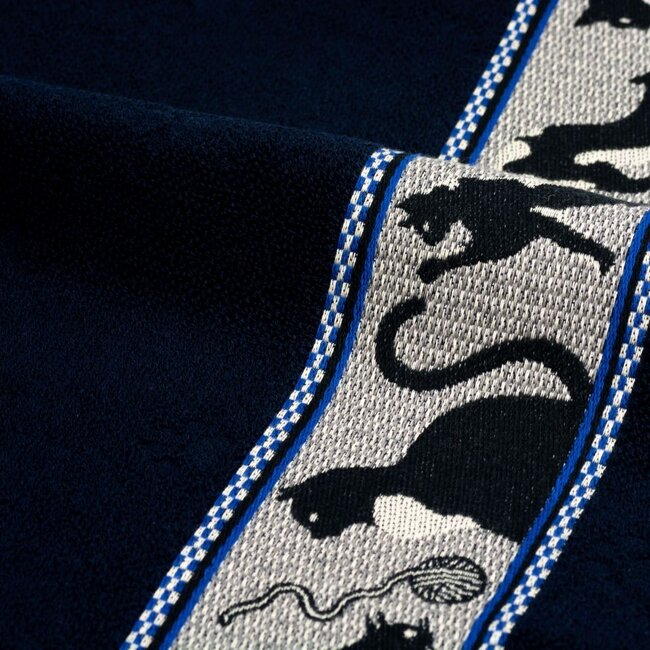 Bunzlau Castle Keukendoek Katten Donker Blauw