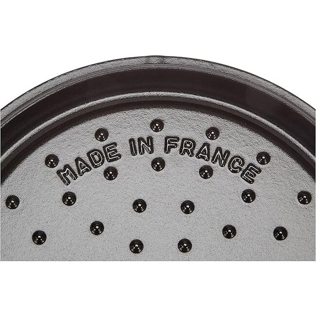 Staub Braadpan Cocotte Gietijzer Laag Zwart 4Liter 26cm