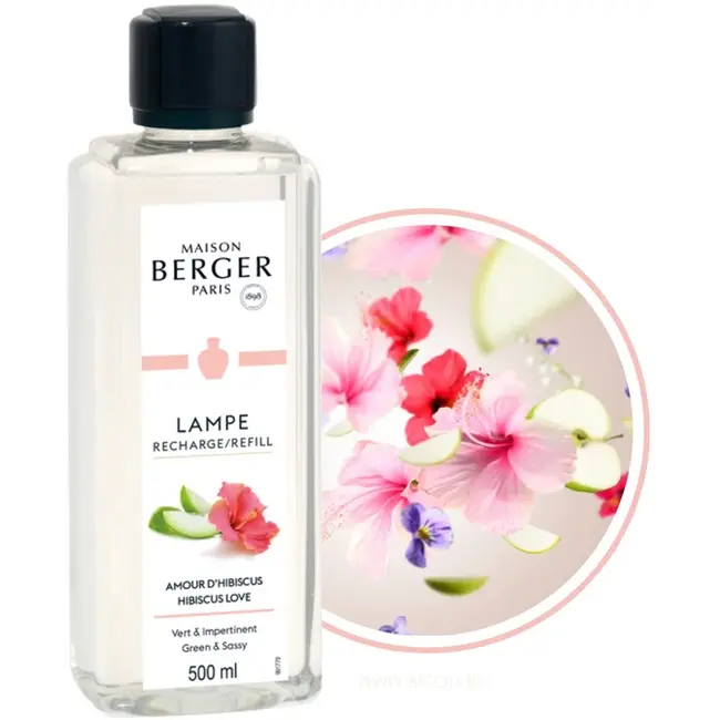 Lampe Berger Navulling Huisparfum Amour d'Hibiscus / Hibiscus Love 500ml