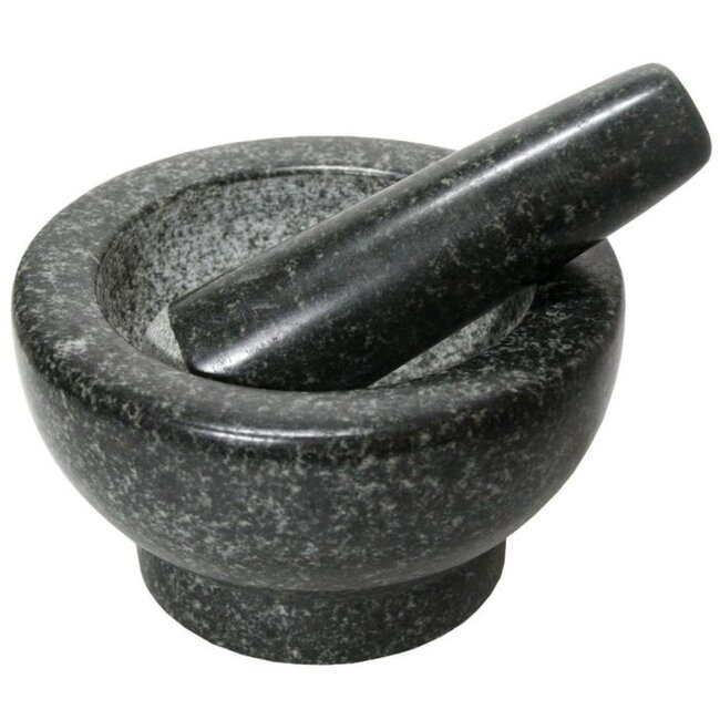 Inno Cuisinno Vijzel en stamper Graniet 18 cm