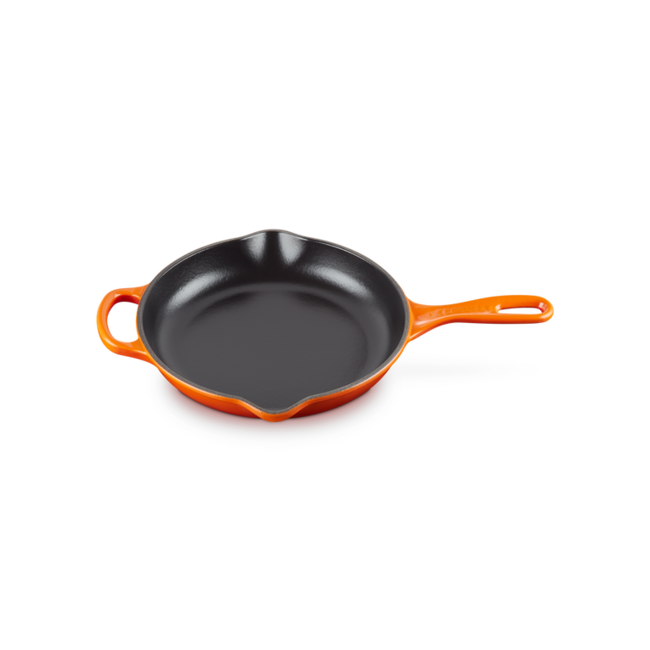 Le Creuset Koekenpan Skillet Signature  Geëmailleerd Gietijzer Rond Oranjerood 23cm